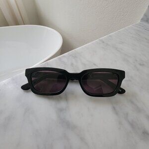 J. Crew Black Sunglasses with Purple Lenses